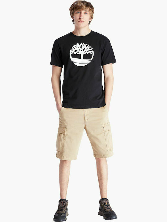 Brand Tree T-shirt Μαύρο