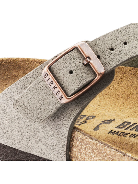 Gizeh Γυναικεία Ανατομικά Σανδάλια Stone Regular Fit
