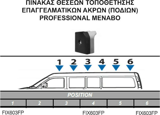 Menabo Roof Bars Aluminum (with Roof Rack Legs)