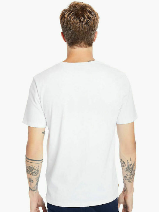 Timberland K-R Brand Tree Herren T-Shirt Kurzarm Weiß