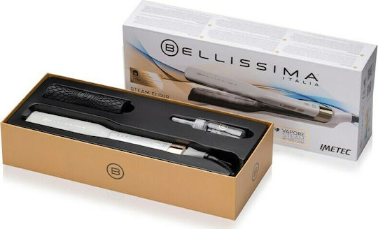 Bellissima Steam Elixir 11808 Hair Straightener with Steam and Ceramic Plates