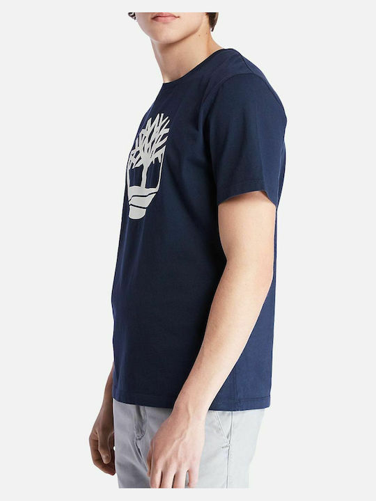 K-R Brand Tree T-shirt Navy Μπλε