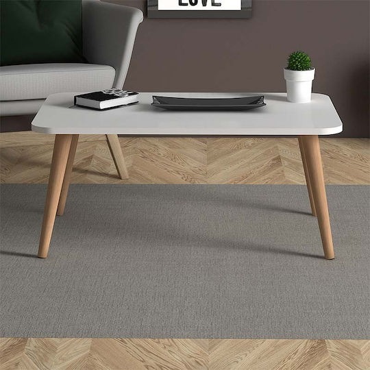 Rechteckiger Zentraler Kaffeetisch Soul Holz Weiß M90xL55xH41cm GP022-0031 1