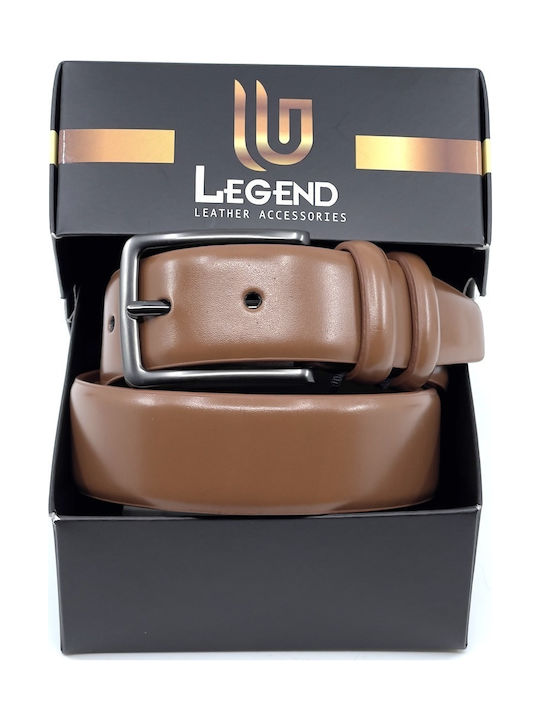 LEATHER BAND 3.5 CM LEGEND ACCESSORIES COLOUR CAMEL LGD-2007-B CAMEL