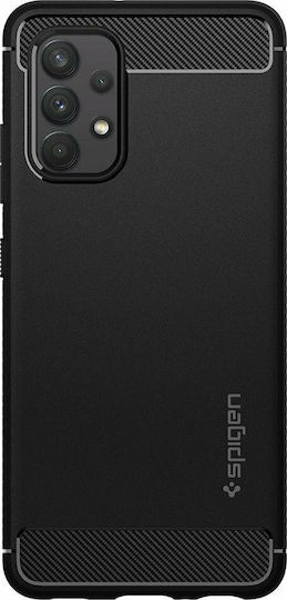 Spigen Rugged Armor Back Cover Σιλικόνης 2mm Μαύρο (Galaxy A52 / A52s)