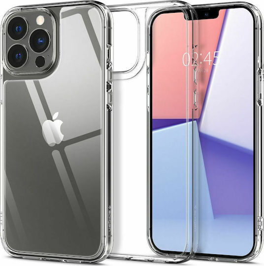 Spigen Quartz Hybrid Back Cover Σιλικόνης Crystal Clear (iPhone 13 Pro Max)