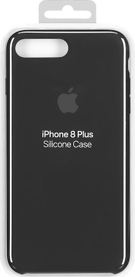 Apple Silicone Case Задна корица Силикон Черен (iPhone 8/7 Plus)
