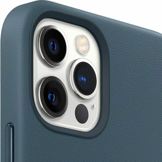 Apple Leather Case with MagSafe Back Cover Leather Blue (iPhone 12 Pro Max)