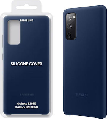 Samsung Silicone Cover Задна корица Силикон Тъмносиня (Галакси С20 ФЕ) EF-PG780TNEGEU