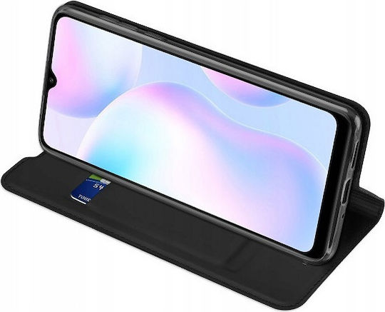 Dux Ducis Skin Pro Book Δερματίνης Μαύρο (Redmi 9A / 9AT)