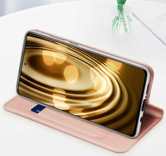 Dux Ducis Skin Pro Book Synthetic Leather Rose Gold (Poco X3 NFC / X3 Pro)