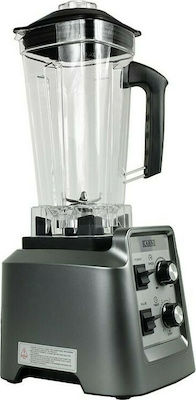 Karni Commercial Blender 2kW Gray with Jug Capacity 2lt 18x21x51cm