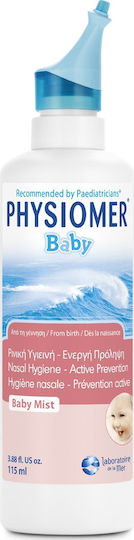 Physiomer Hygiene Active Prevention Baby Nasal Spray with Sea Water for Infants and Children 115ml