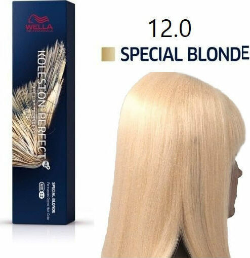 Wella Koleston Perfect Me+ Special Blonde Βαφή Μαλλιών 12/0 60ml