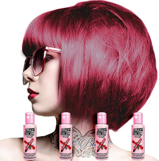 Crazy Color Полуперманентна Боя За Коса 66 Ruby Rouge 100ml 15gr