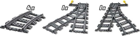 LEGO City Switch Tracks pentru 5-12 ani Ani 20buc