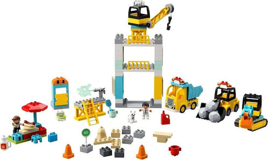 LEGO Duplo Кула Кран и Конструкция за 2+ Години 105 Бройки