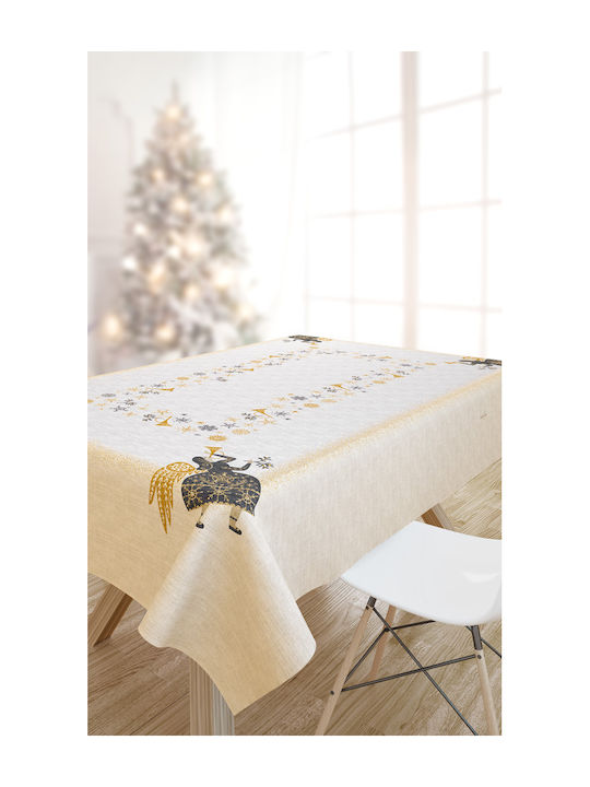 Saint Clair Christmas Fabric Tablecloth Ornament L145xW220cm