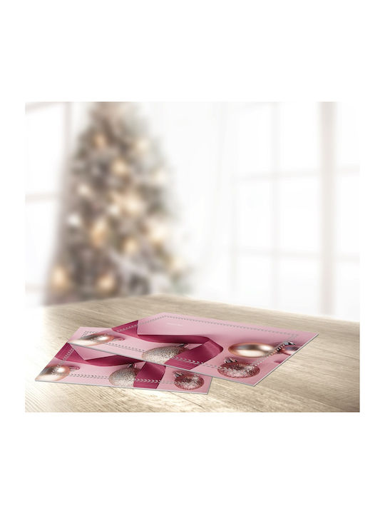 Saint Clair 3044 Christmas Placemats Plastic Pink L33xW45cm 1pcs