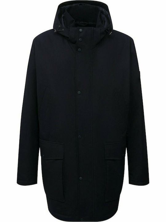 Winter Jacket Parka Navy Blue