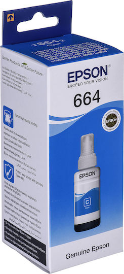 Epson 664 Original InkJet Printer Ink Cyan (C13T66424A)