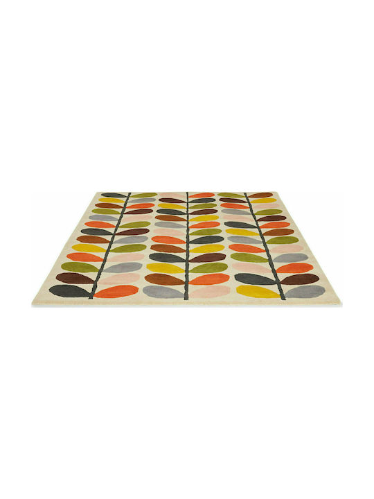 Orla Kiely Stem Handmade Rug Rectangular Wool Colorful 059505200280