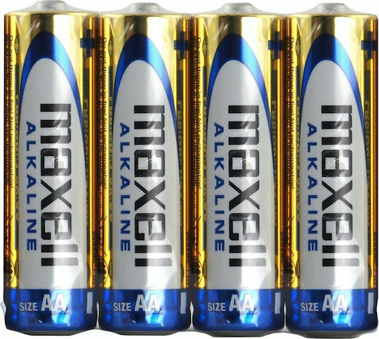 Maxell Αλκαλικές Μπαταρίες AA 1.5V 4τμχ