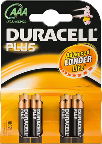 Duracell Plus Power Αλκαλικές Μπαταρίες AAA 1.5V 4τμχ