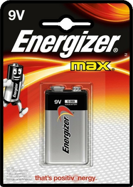 Energizer Max 6LR61 Pile 6LR61 (9V) alcaline(s) 9 V 1 pc(s) Y227351
