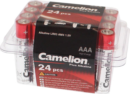 Camelion Plus Baterii Alcaline AAA 1.5V 24buc