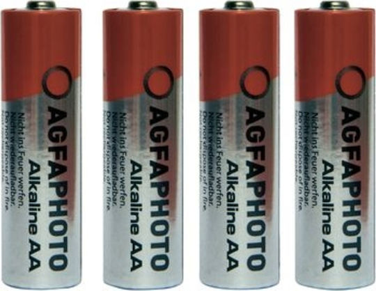 AgfaPhoto Alkaline Batterien AA 1.5V 4Stück