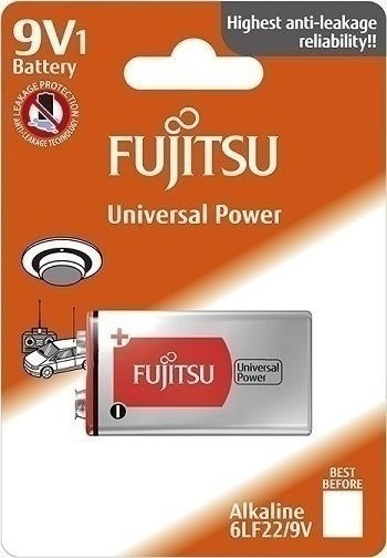 Fujitsu Alkaline Battery 9V 1pcs