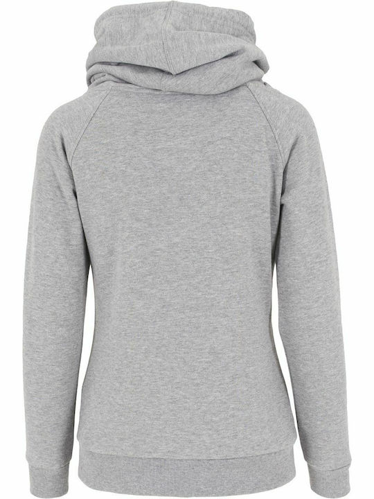 Damen Sweatshirt Kapuzen Gray