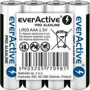 everActive Pro Alkaline Batterien AAA 1.5V 4Stück