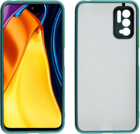 Lime Hardshell Camera Guard Back Cover Πλαστικό / Σιλικόνης Dark Green with Yellow Keys (Poco M3 Pro)
