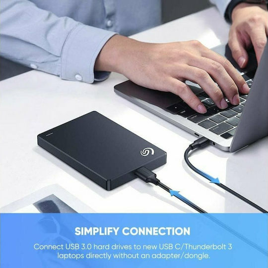 Ugreen USB 3.0 Cable USB-C male - micro USB-B Μαύρο 1m 20103