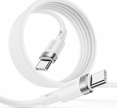 Joyroom S-1830N9 USB 2.0 Cable USB-C male - USB-C male 60W White 1.8m