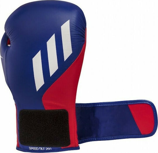 adidas Speed TILT 250 Γάντια Πυγμαχίας από Συνθετικό Δέρμα για Αγώνα Μπλε