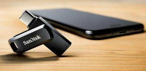Sandisk Ultra Dual Drive Go 256GB USB 3.1 Stick με σύνδεση USB-A & USB-C Μαύρο