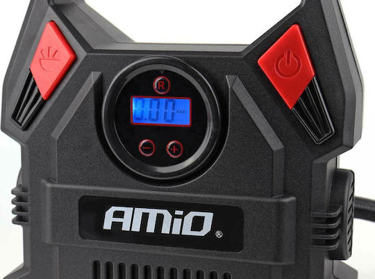 AMiO Τρόμπα Αυτοκινήτου ACOMP-17 150PSI με Καλώδιο Αναπτήρα 12V