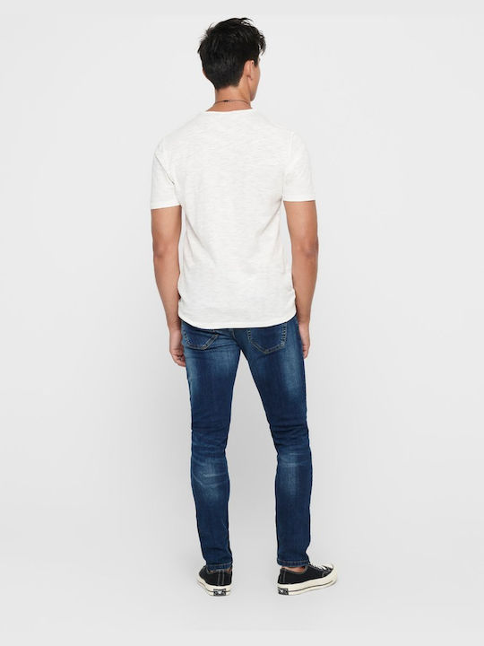 Only & Sons Herren Jeanshose in Regular Fit Blau