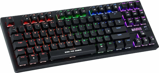 Marvo KG901 Gaming Tastatură Mecanică Tenkeyless cu Custom Blue comutatoare și iluminare RGB (Engleză US)