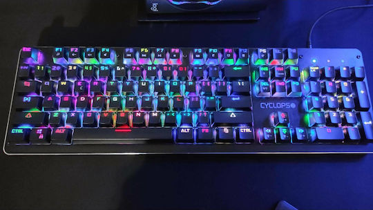 Spartan Gear Cyclops 2 Gaming Mechanical Keyboard with RGB Lighting English US