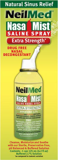 NeilMed Nasa Mist Saline Spray Hypertonic 2.7% Υπέρτονο Ρινικό Σπρέι 125ml
