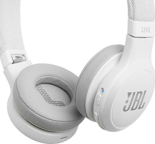 JBL Live 400BT Wireless / Wired On Ear Headphones with 24 hours of Operation White