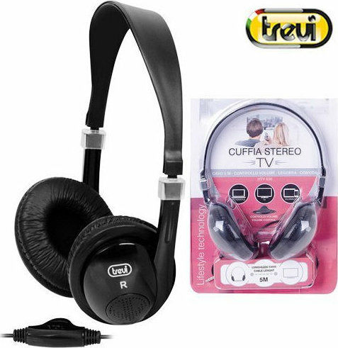 Trevi HTV 636 Ενσύρματα On Ear Ακουστικά Μαύρα