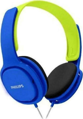 Philips SHK2000 Wired On Ear Kids' Headphones Blue / Green SHK2000BL/00