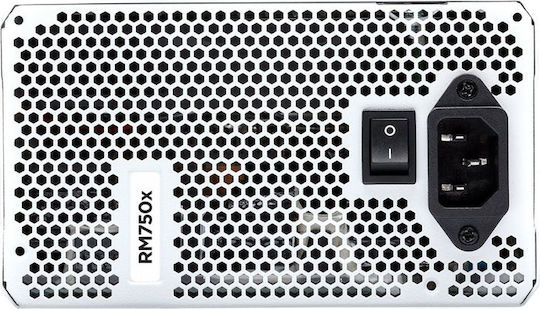Corsair RMx 2018 White Series RM750x 750W Λευκό Τροφοδοτικό Υπολογιστή Full Modular 80 Plus Gold
