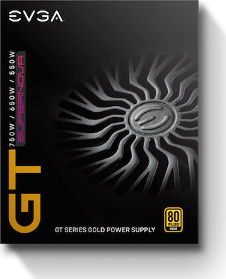 EVGA SuperNOVA 750 GT 750W Μαύρο Τροφοδοτικό Υπολογιστή Full Modular 80 Plus Gold