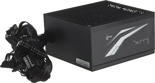 Aerocool Lux RGB 750W Черен Компютърно захранване Пълен кабел 80 Plus Bronze